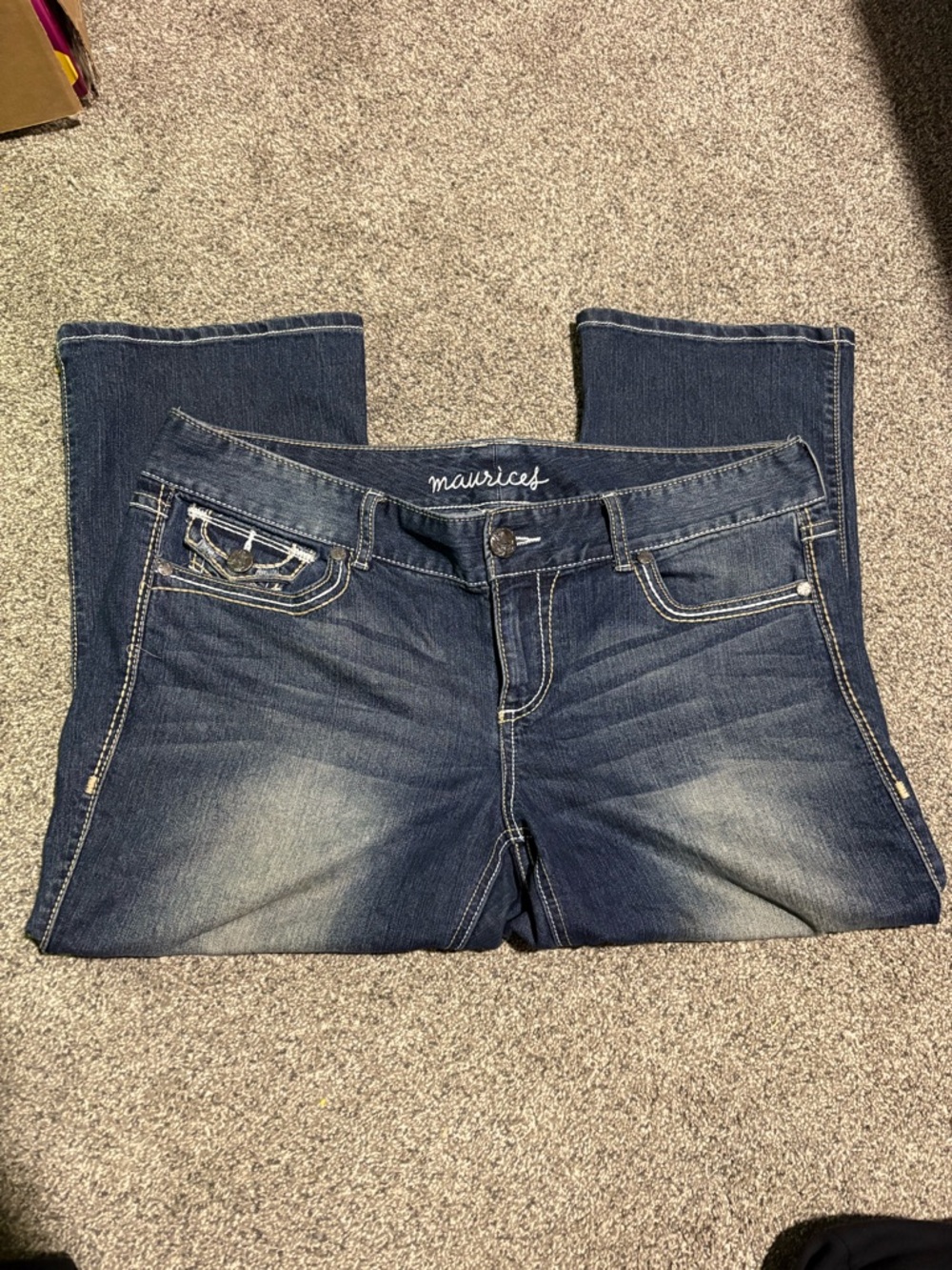 Maurices Dark Blue Women's capris  - Classic Fit